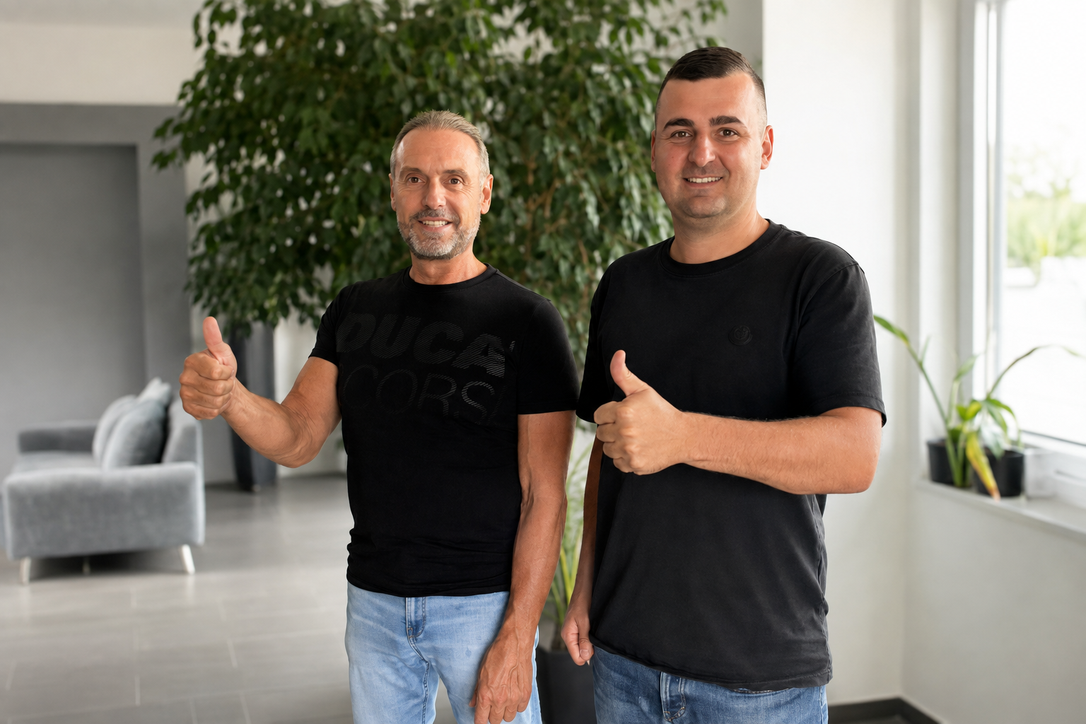 Daniel und Günther – das Team hinter der Marke Glanzdrohne